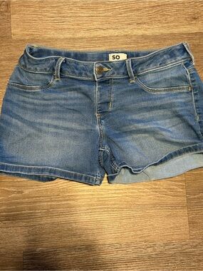 SO Women's Blue Denim Shorts